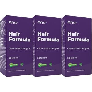 DNS 3-Pack Hair Formula Glow & Strength - 3 X 60 Tabletter DNS 3-Pack Hair Formula Glow & Strength - 3 X 60 Tabletter