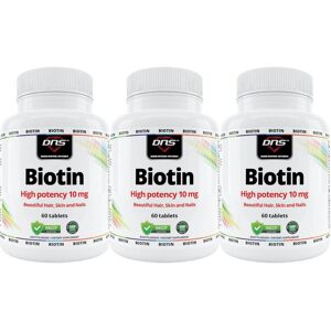 DNS 3-Pack Biotin (Vitamin B7) 10 Mg - 3 X 60 Tabs DNS 3-Pack Biotin (Vitamin B7) 10 Mg - 3 X 60 Tabs