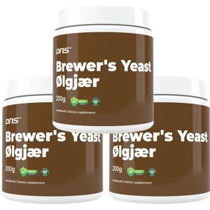 DNS 3-Pack Ølgjær - Brewers Yeast - 3 X 200 Gram DNS 3-Pack Ølgjær - Brewers Yeast - 3 X 200 Gram