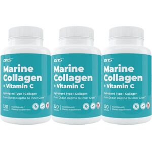 DNS 3-Pack Marine Collagen + Vitamin-C - 3 X 120 Kapsler DNS 3-Pack Marine Collagen + Vitamin-C - 3 X 120 Kapsler