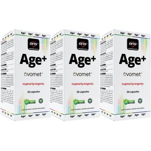 DNS 3-Pack Age+ Ovomet® Longevity - 3 X 30 Kapsler DNS 3-Pack Age+ Ovomet® Longevity - 3 X 30 Kapsler