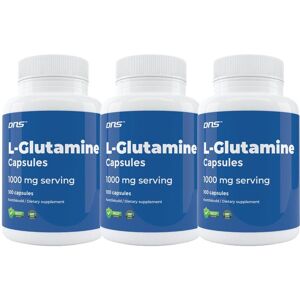DNS 3-Pack L-Glutamin Capsules - 3 X100 Kapsler DNS 3-Pack L-Glutamin Capsules - 3 X100 Kapsler