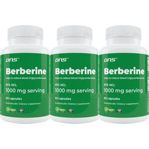 DNS 3-Pack Berberine 1000 Mg - 3 X 60 Kapsler DNS 3-Pack Berberine 1000 Mg - 3 X 60 Kapsler
