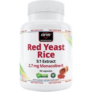 DNS Red Yeast - Rødgjæret Ris - 60 Kapsler DNS Red Yeast - Rødgjæret Ris - 60 Kapsler