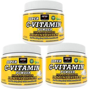 DNS 3-Pack Super C-Vitamin Pulver - 3 X 200 G DNS 3-Pack Super C-Vitamin Pulver - 3 X 200 G