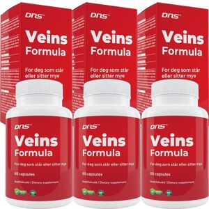 DNS 3-Pack Veins Formula Blodsirkulasjon - 3 X 60 Kapsler DNS 3-Pack Veins Formula Blodsirkulasjon - 3 X 60 Kapsler