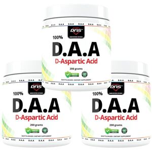 DNS 3-Pack D.A.A D-Aspartic Acid - 3 X 200g DNS 3-Pack D.A.A D-Aspartic Acid - 3 X 200g