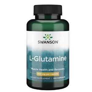 Swanson L-Glutamin - 100 Kapsler