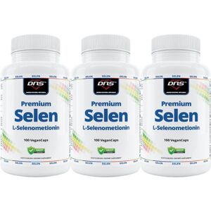 DNS 3-Pack Premium Selen - L-Selenmetionin - 3 X 100 Kapsler DNS 3-Pack Premium Selen - L-Selenmetionin - 3 X 100 Kapsler