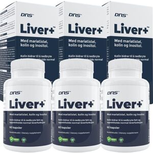 DNS 3-Pack Liver+™ Leverhelse - 3 X 60 Kapsler DNS 3-Pack Liver+™ Leverhelse - 3 X 60 Kapsler