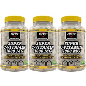 DNS 3-Pakke Super C-Vitamin 1000mg - 3 x 90 kapsler DNS 3-Pakke Super C-Vitamin 1000mg - 3 x 90 kapsler