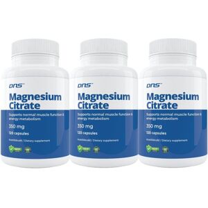 DNS 3-Pack Magnesium Citrate - 3 X120 Kapsler DNS 3-Pack Magnesium Citrate - 3 X120 Kapsler