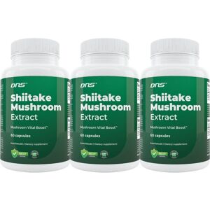 DNS 3-Pack Shiitake Mushroom Extract - 3 X 60 Kapsler DNS 3-Pack Shiitake Mushroom Extract - 3 X 60 Kapsler