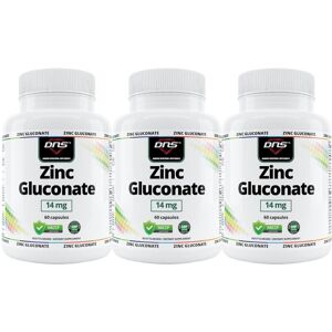 DNS 3-Pack Zinc Gluconate - 3 X 60 Kapsler DNS 3-Pack Zinc Gluconate - 3 X 60 Kapsler