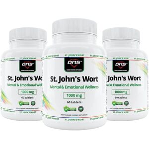 DNS 3-Pack St. Johns Wort - Johannesurt Ekstrakt - 3 X 60 Tabletter DNS 3-Pack St. Johns Wort - Johannesurt Ekstrakt - 3 X 60 Tabletter