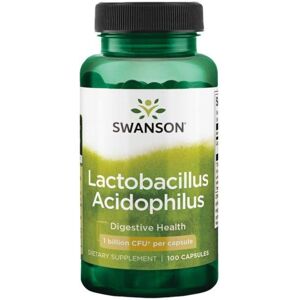 Swanson Lactobacillus Acidophilus 1 milliard KBE Kapsler - Probiotisk Tilskudd Swanson Lactobacillus Acidophilus 1 milliard KBE Kapsler - Probiotisk Tilskudd