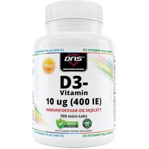 DNS D3-Vitamin 10µg - 100 Tabs DNS D3-Vitamin 10µg - 100 Tabs