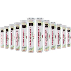 DNS 12-Pack Premium Vitamin-C + Zinc + D3 1000 Mg - Raspberry - 20 Brustabletter DNS 12-Pack Premium Vitamin-C + Zinc + D3 1000 Mg - Raspberry - 20 Brustabletter