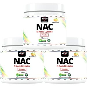 DNS 3-Pack Nac N-Acetyl Cysteine Powder - 3 X75 Gram DNS 3-Pack Nac N-Acetyl Cysteine Powder - 3 X75 Gram