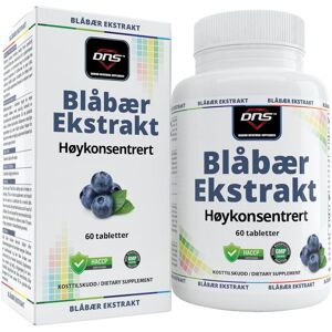 DNS Blåbær Ekstrakt - 60 Tabletter DNS Blåbær Ekstrakt - 60 Tabletter