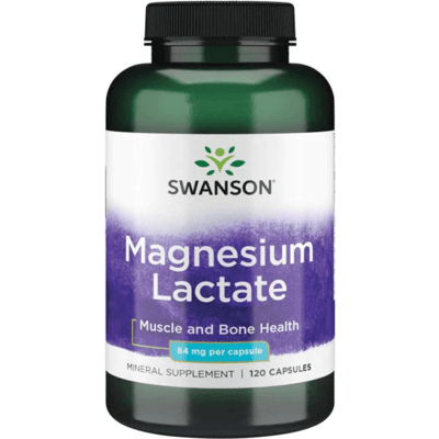 Swanson Magnesium Laktat 84 mg - Kosttilskudd Swanson Magnesium Laktat 84 mg - Kosttilskudd