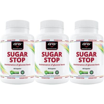 DNS 3-Pack Sugar Stop - 3 X 60 Kapsler DNS 3-Pack Sugar Stop - 3 X 60 Kapsler