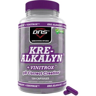 DNS Kre-Alkalyn Vinitrox Kreatin - 120 Kapsler DNS Kre-Alkalyn Vinitrox Kreatin - 120 Kapsler