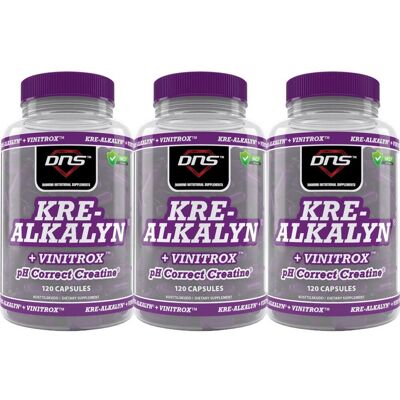 DNS Kre-Alkalyn Vinitrox 3-Pakke - Kosttilskudd DNS Kre-Alkalyn Vinitrox 3-Pakke - Kosttilskudd