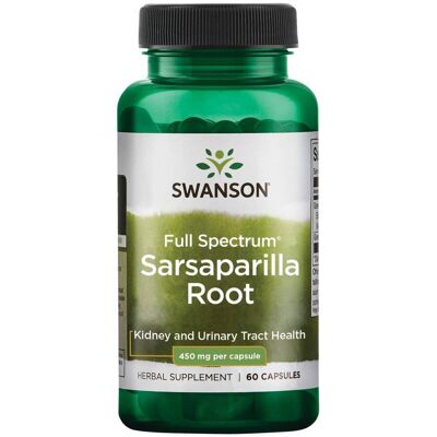 Swanson Sarsaparilla Rot 450 mg - Urte kosttilskudd Swanson Sarsaparilla Rot 450 mg - Urte kosttilskudd