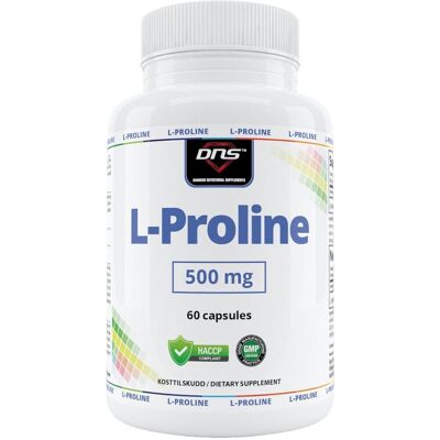 DNS L-Proline - 500 Mg - 60 Kapsler DNS L-Proline - 500 Mg - 60 Kapsler
