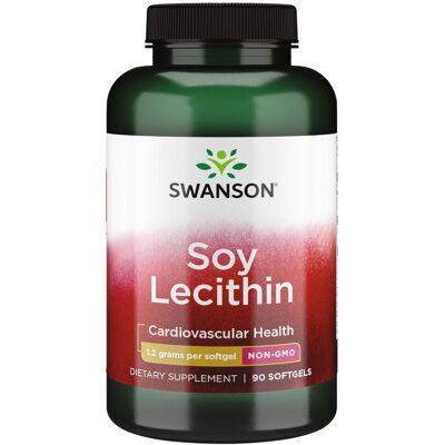Swanson Soy Lecithin 1200mg Softgels - Softgels Swanson Soy Lecithin 1200mg Softgels - Softgels