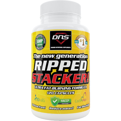 DNS Ripped Stacker! Ultra Fatburning Formula - 120 Kapsler DNS Ripped Stacker! Ultra Fatburning Formula - 120 Kapsler