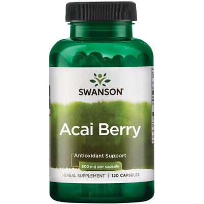 Swanson Acai Bær 500mg Kapsler - Kosttilskudd Swanson Acai Bær 500mg Kapsler - Kosttilskudd