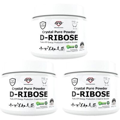 DNS 3-Pack 100% D-Ribose Powder Creatine-Booster - 3 X 250 Gram DNS 3-Pack 100% D-Ribose Powder Creatine-Booster - 3 X 250 Gram