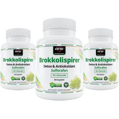 DNS 3-Pack Brokkolispirer - 3 X 60 Kapsler DNS 3-Pack Brokkolispirer - 3 X 60 Kapsler