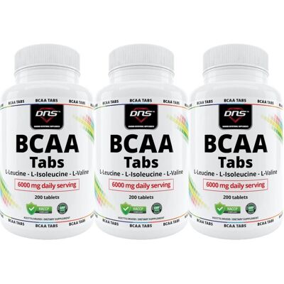 DNS 3-Pack Bcaa Tabs 1000 Mg - 3 X 200 Tabletter DNS 3-Pack Bcaa Tabs 1000 Mg - 3 X 200 Tabletter