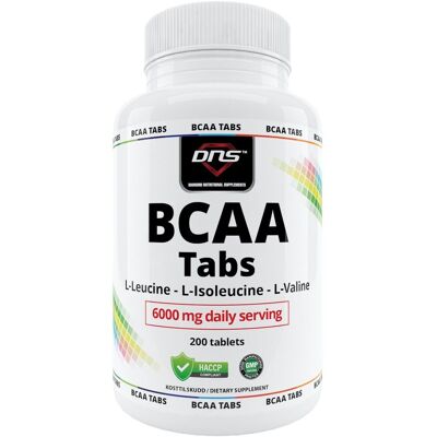 DNS Bcaa Tabs 1000 Mg - 200 Tabletter DNS Bcaa Tabs 1000 Mg - 200 Tabletter