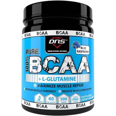 DNS BCAA + L-Glutamin - Blue Raspberry - Kosttilskudd DNS BCAA + L-Glutamin - Blue Raspberry - Kosttilskudd