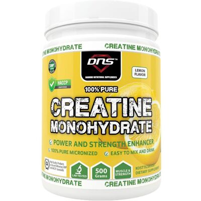 DNS Creatine Monohydrate Lemon Smak - 500 Gram DNS Creatine Monohydrate Lemon Smak - 500 Gram