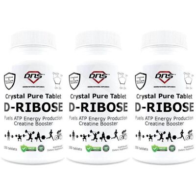 DNS 3-Pack 100% D-Ribose Creatine-Booster - 3 X 150 Tabs DNS 3-Pack 100% D-Ribose Creatine-Booster - 3 X 150 Tabs