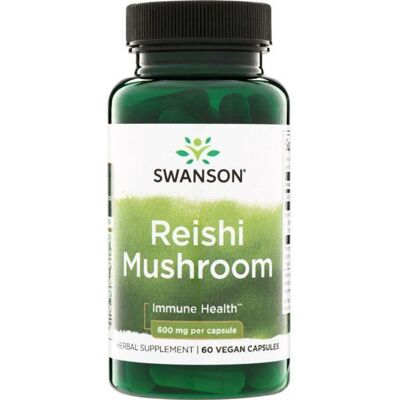 Swanson Reishi 600 MG Kapsler - Kosttilskudd Swanson Reishi 600 MG Kapsler - Kosttilskudd