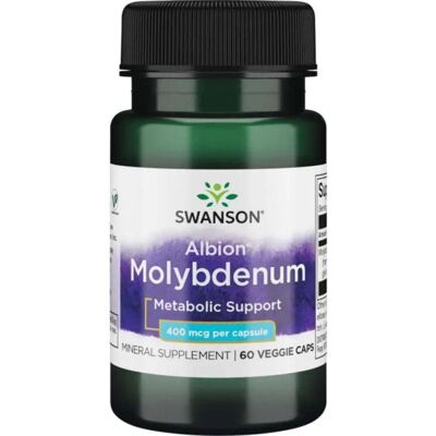 Swanson Albion Chelatert Molybdenum - 400mcg - 60 Kapsler Swanson Albion Chelatert Molybdenum - 400mcg - 60 Kapsler