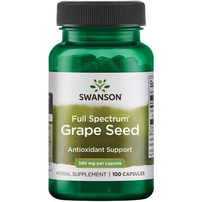 Swanson Druefrø 380mg - Kosttilskudd Swanson Druefrø 380mg - Kosttilskudd