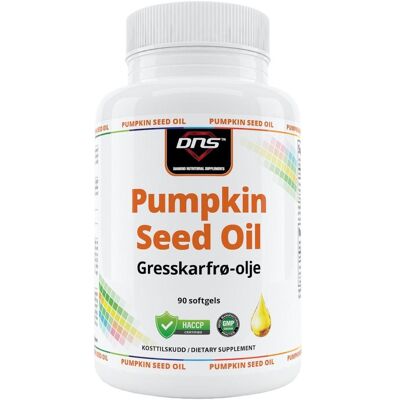 DNS Pumpkin Seed Oil (Gresskarfrøolje) - 90 Kapsler DNS Pumpkin Seed Oil (Gresskarfrøolje) - 90 Kapsler