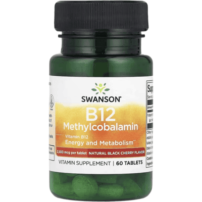 Swanson Vitamin B12 Methylcobalamin Kirsebærtabletter - Vitaminer Swanson Vitamin B12 Methylcobalamin Kirsebærtabletter - Vitaminer