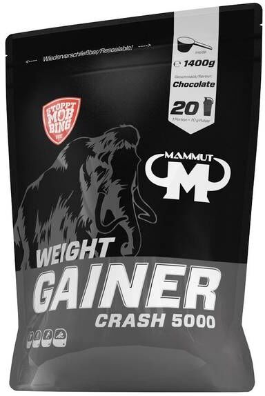 Mammut Weight Gainer Crash 5000 - 1,4 Kg