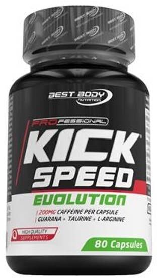 Best Body Nutrition Kick Speed Energy Boost Capsules - 80 Kapsler