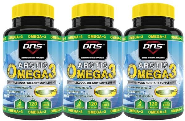 DNS 3-Pack Arctic Omega-3 - 360 Kapsler