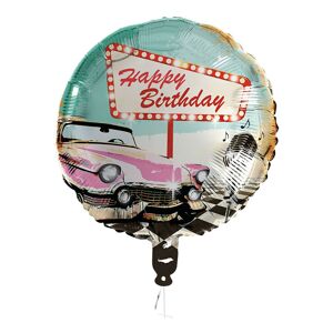 Boland Party Partners Folieballong Happy Birthday 50's - 1-pakning