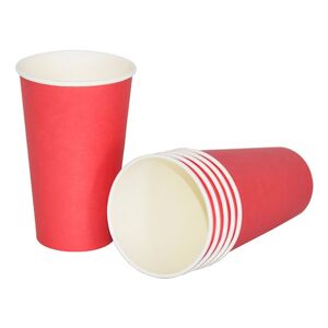 Hisab/Joker Company AB Røde Party Cups i Papp - 24-pakning